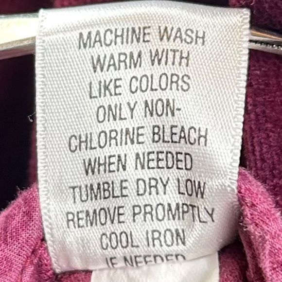 Sonoma Corduroy Fitted Violet Purple Burgundy Blazer Jacket Size 1X - Picture 13 of 14